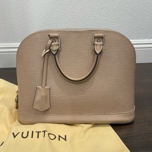 Louis Vuitton Alma PM Epi Leather Nude With Dustbag